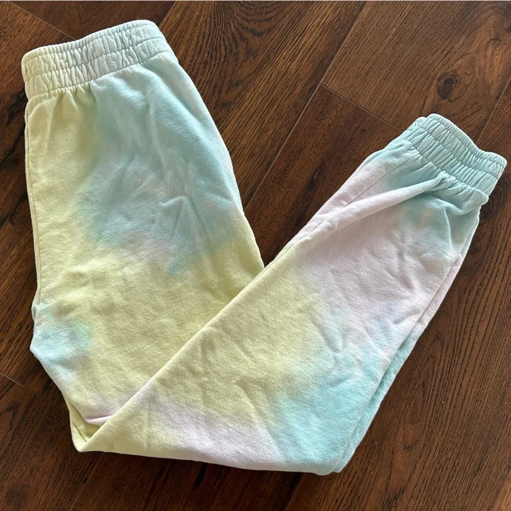 Frankie's Bikinis Pastel Tie-Dye Joggers - Picture 4 of 5